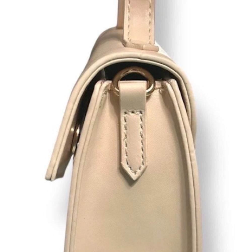 NWT CXL by Christian Lacroix Laine Panna Cotta Beige Crossbody Bag - Picture 5 of 8